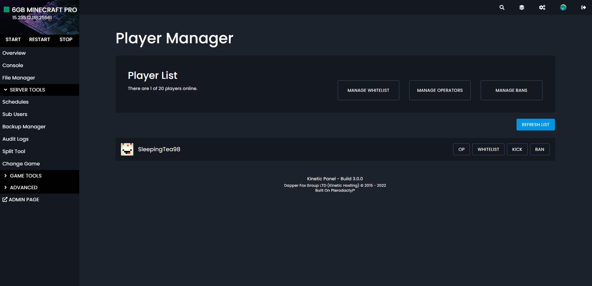 Player Manager