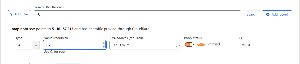 Cloud Flare DNS