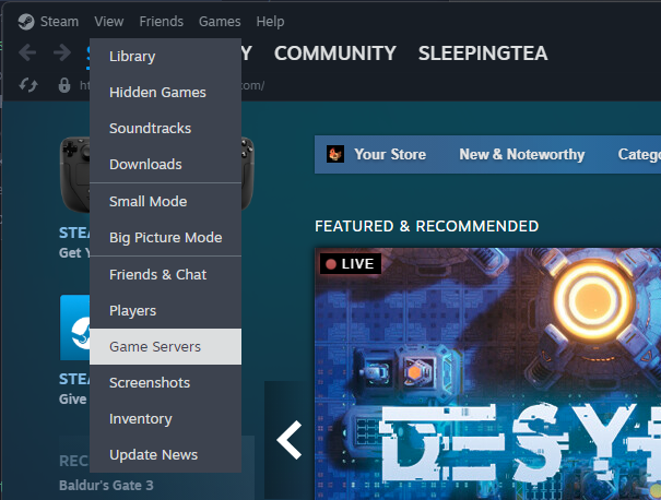 Steam Server Finder